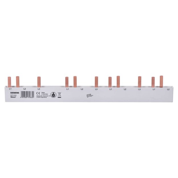 Siemens 5ST3654 Stiftsammelschiene 16mm2 Anschluss: 3-phasig/+ 8x Phase berührungssicher