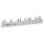 Siemens 5ST3654 Stiftsammelschiene 16mm2 Anschluss: 3-phasig/+ 8x Phase berührungssicher