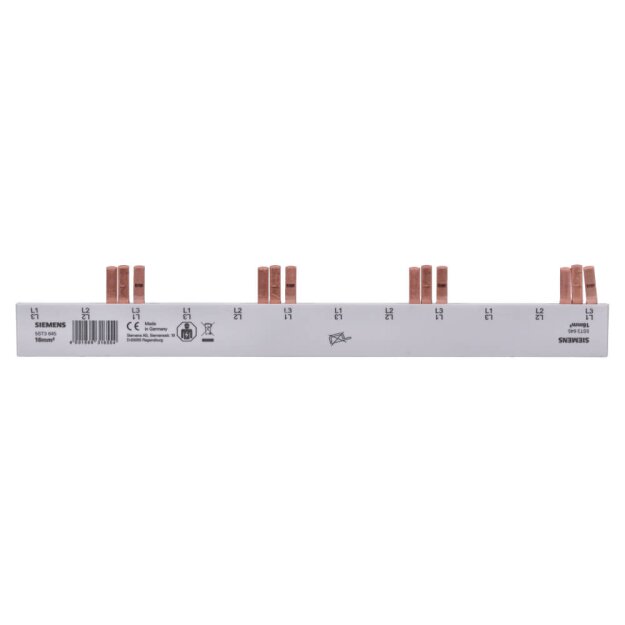 Siemens 5ST3645 Stiftsammelschiene 16mm2 Anschluss: 4x 3-phasig berührungssicher