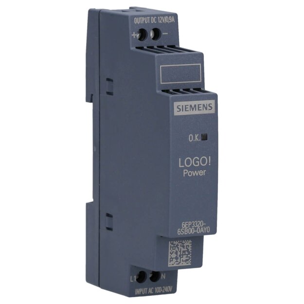 Siemens 6EP3320-6SB00-0AY0 Stromversorgung LOGO!Power 1-phasig DC 12 V/0,9 A