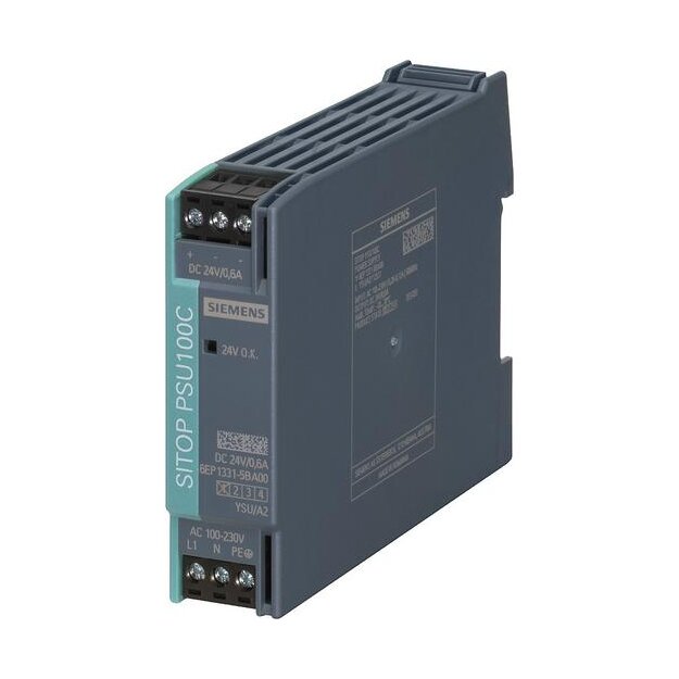 Siemens 6EP1331-5BA00 Stromversorgung SITOP PSU100C 1-phasig DC 24 V/0,6 A