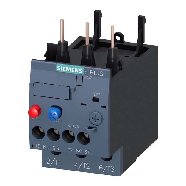 Siemens 3RU2126-4AB0 Überlastrelais 11-16A Motorschutz S0 Class 10 Schützanbau