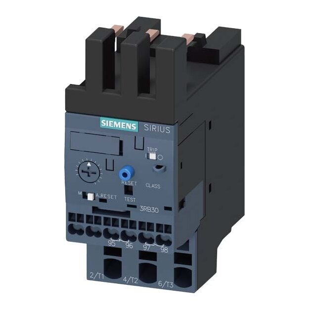 Siemens 3RB3026-2QE0 Überlastrelais 6-25A Motorschutz S0 Class 20 Schützanbau