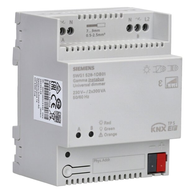 Siemens 5WG1528-1DB01 Universal-Dimmer N 528D01 2x 300VA AC 230V