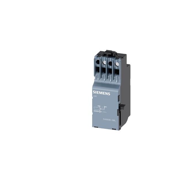 Siemens 3VA9908-0BB11 Unterspannungsauslöser 24V DC Zubehör für: 3VA1 100/160 3VA2 100/160/250/400