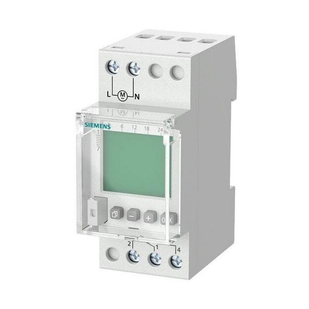 Siemens 7LF4521-0 Wochen-Zeitschaltuhr Profi Digital 230V 16A 1-kanalig 2TE