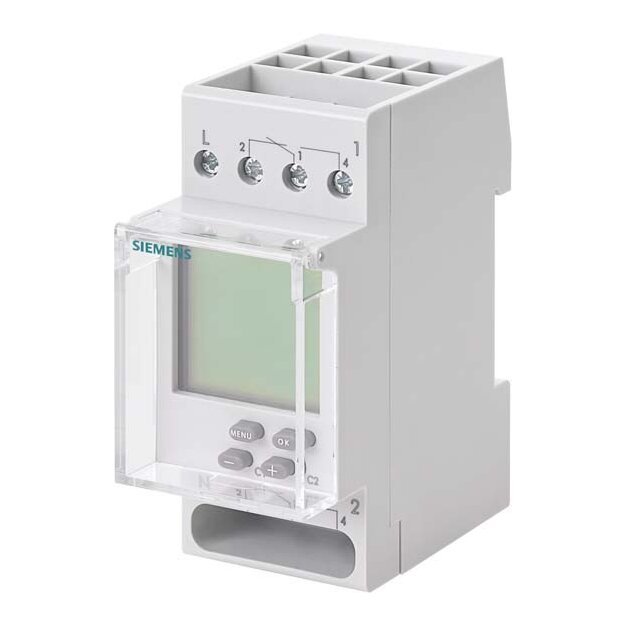 Siemens 7LF4512-0 Wochen-Zeitschaltuhr TOP Digital 230V 16A 2-Kanal 2TE