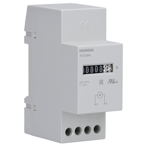 Siemens 7KT5804 Zeitzähler mechanischeranisch 230V 50Hz