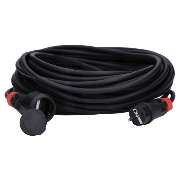 Schuko Steckdose Verlängerungskabel H07RN-F 3x1,5 16/3 230V 16A IP54 30m