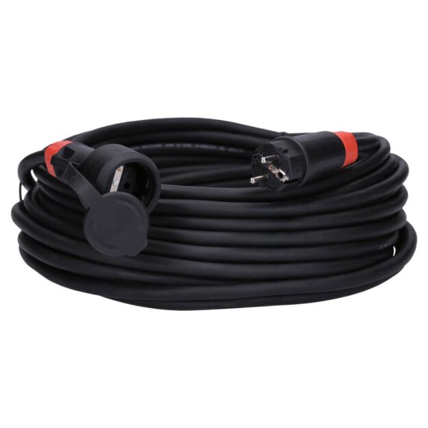 Schuko Steckdose Verlängerungskabel H07RN-F 3x2,5 16/3 230V 16A IP54 20m