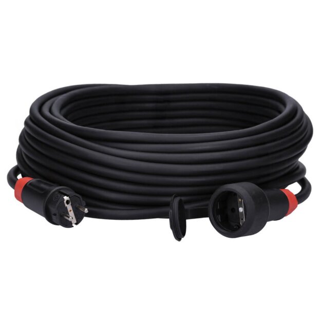 Schuko Steckdose Verlängerungskabel H07RN-F 3x2,5 16/3 230V 16A IP54 25m