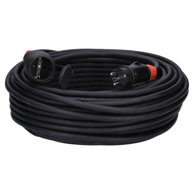 Schuko Steckdose Verlängerungskabel H07RN-F 3x2,5 16/3 230V 16A IP54 30m