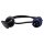 Voxura CEE-Adapterleitung Schuko-Kupplung CEE-Stecker H07RN-F 3x1,5 IP44 1m
