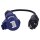 Voxura CEE-Adapterleitung Schuko-Stecker CEE-Kupplung H07RN-F 3x1,5 IP44 0,5m
