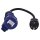 Voxura CEE-Adapterleitung Schuko-Stecker CEE-Kupplung H07RN-F 3x2,5 IP44 0,5m