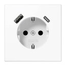B-WARE Jung LS1520-15CAWW SCHUKO-Steckdose mit USB Typ AC...