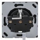 LS1520KISWM Schuko Steckdose mit Berührungsschutz (Duroplast) Graphitschwarz Matt Serie LS (10er)