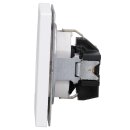 Jung LS1520KIWWM Schuko Steckdose mit Berührungsschutz (Duroplast) Schneeweiß Matt Serie LS (10er)