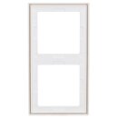 10x Jung LS982WWM Rahmen 2-fach Schneeweiß Matt Serie LS