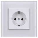 Gira Set: Steckdose 418803 + 1fach Rahmen 021112