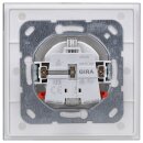 Gira Set: Steckdose 418803 + 1fach Rahmen 021112