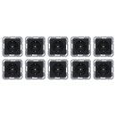 Jung A1520BFSWM SCHUKO Steckdose Graphitschwarz Matt...