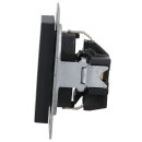 Jung A1520BFSWM SCHUKO Steckdose Graphitschwarz Matt Serie A (10er)