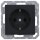 Jung A1520BFSWM SCHUKO Steckdose Graphitschwarz Matt Serie A (10er)