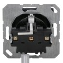 Jung A1520BFKISWM Schuko® Steckdose mit Berührungsschutz (Thermoplast bruchsicher) Graphitschwarz Matt Serie A (10er)