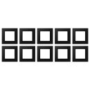 10x Jung A5581BFSWM Rahmen 1-fach A 550 Graphitschwarz...