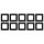 Jung AF581BFSWM Rahmen 1fach A flow (Thermoplast bruchsicher) Graphitschwarz Matt Serie A (10er)