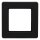 Jung AF581BFSWM Rahmen 1fach A flow (Thermoplast bruchsicher) Graphitschwarz Matt Serie A (10er)