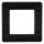Jung AF581BFSWM Rahmen 1fach A flow (Thermoplast bruchsicher) Graphitschwarz Matt Serie A (10er)