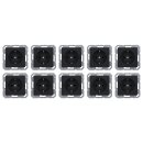 Jung A1520BFSWM SCHUKO Steckdose Graphitschwarz Matt...