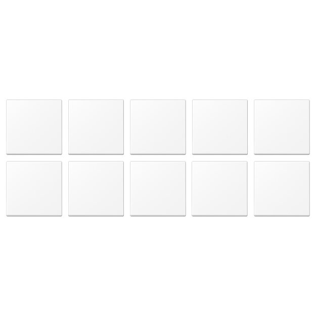 Jung A590WWM Wippe f. Schalter/Taster (Duroplast) Schneeweiß Matt Serie A (10er)
