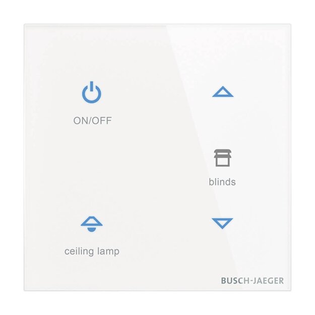 Busch-Jaeger TB/U4-CG Touch-Bedienelement 4-fach Konfigurierbares Gerät Busch-Installationsbus® KNX 2CKA006300A1643