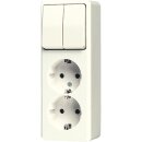 Jung 625A SCHUKO® Aufputz Zweifach-Steckdose mit...