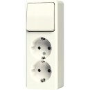 Jung 626A SCHUKO® Aufputz Zweifach-Steckdose mit...