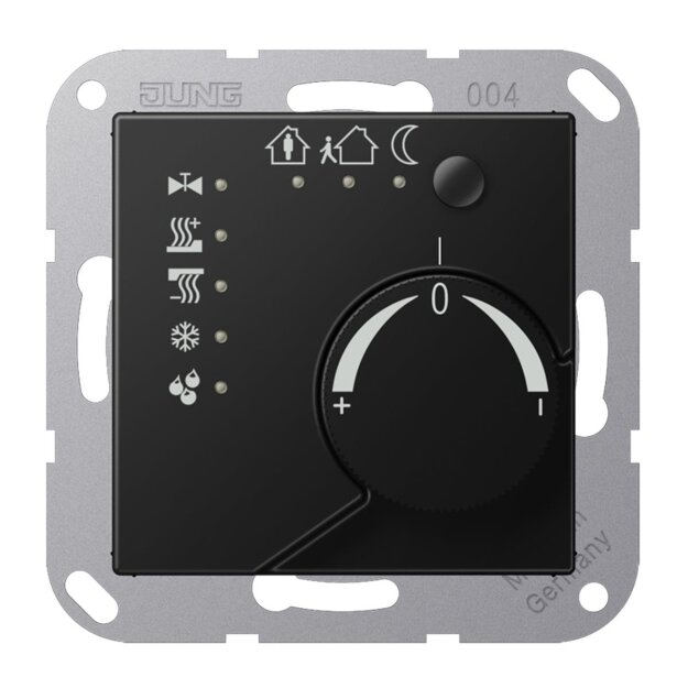 Jung A2178SWM KNX Stetigregler Serie A/AS Thermoplast bruchsicher Graphitschwarz Matt