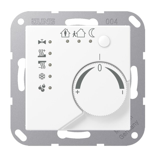 Jung A2178TSWWM KNX Stetigregler mit Tasterschnittstelle Serie A/AS Thermoplast bruchsicher Schneeweiß Matt