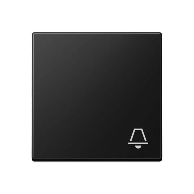 Jung A590KSWM Wippe mit Symbol "Klingel" Serie A/AS Duroplast Graphitschwarz Matt