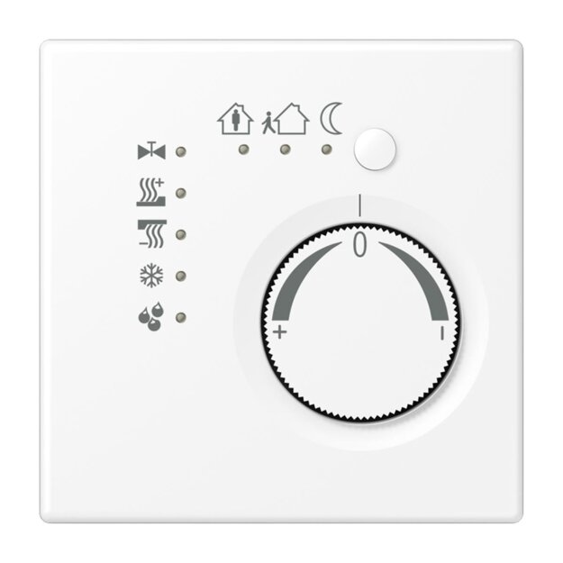 Jung LS2178TSWWM KNX Stetigregler mit Tasterschnittstelle Serie LS Thermoplast bruchsicher Schneeweiß Matt