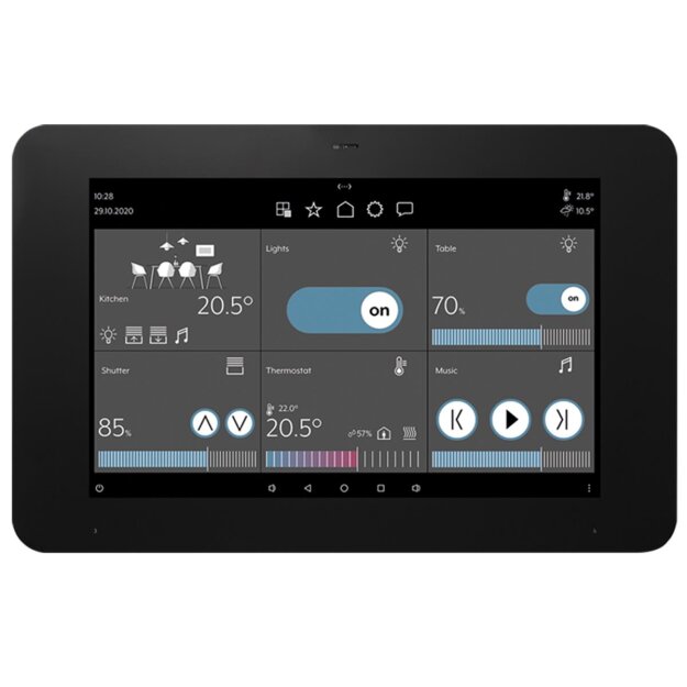 Jung SP0081U KNX Smart Panel 8 Schwarz