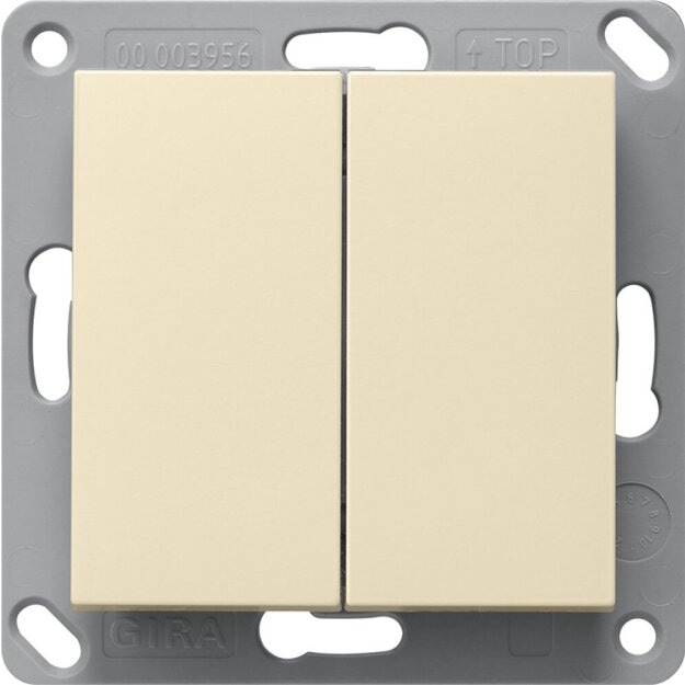 Gira 246201 BT Bluetooth Wandsender 2-fach System 55 Cremeweiß