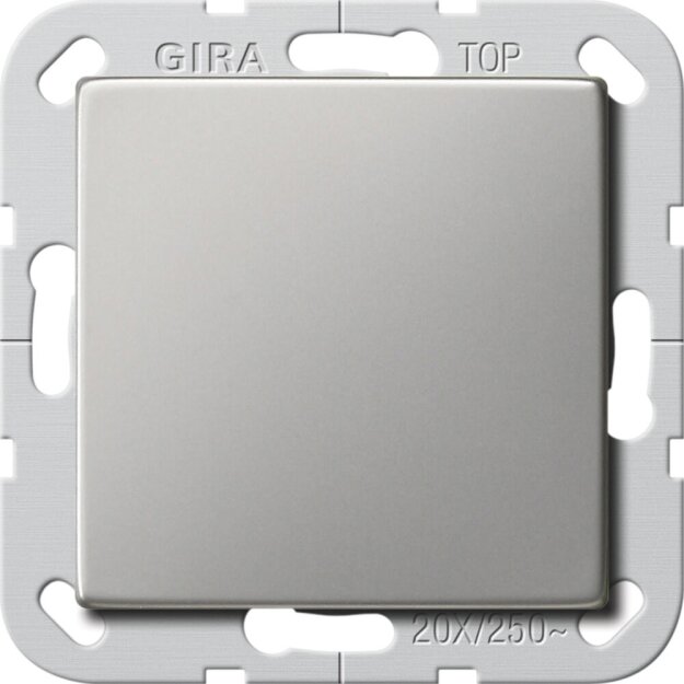 Gira 2836600 Wippschalter BS 20 AX Aus 2-polig System 55 Edelstahl