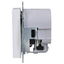 Gira 245927 Schuko SH Shutter USB-Spannungsversorgung 2-fach Typ A/C System 55 Reinweiß Matt