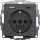 Gira 245928 Schuko SH Shutter USB-Spannungsversorgung 2-fach Typ A/C System 55 Anthrazit