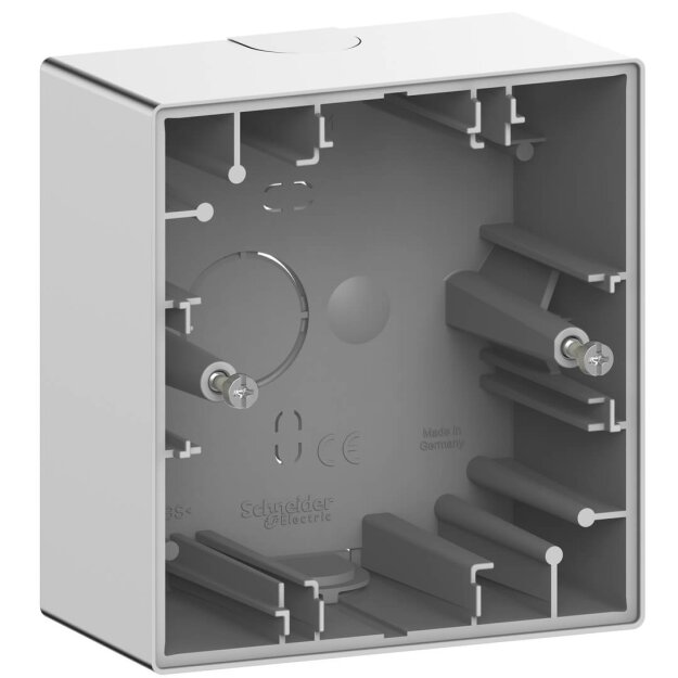 Merten MEG4014-6536 Merten System Design Aufputzgehäuse 1-fach Edelstahl