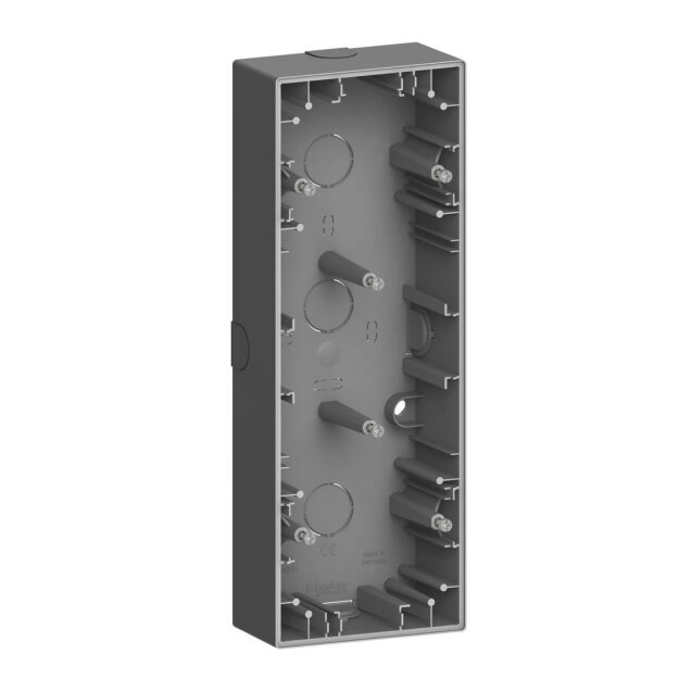 Merten MEG4034-6534 Merten System Design Aufputzgehäuse 3-fach Anthrazit