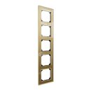 Merten MEG4050-2341 Echtglasrahmen 5-fach Gold M-Plan